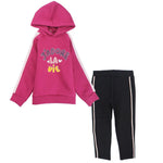 2-Piece (J'adore) Hooded Outfit Set - Ourkids - Sharo