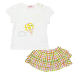 2-Piece Outfit Set With A Ruffled Skirt - Ourkids - Pompelo