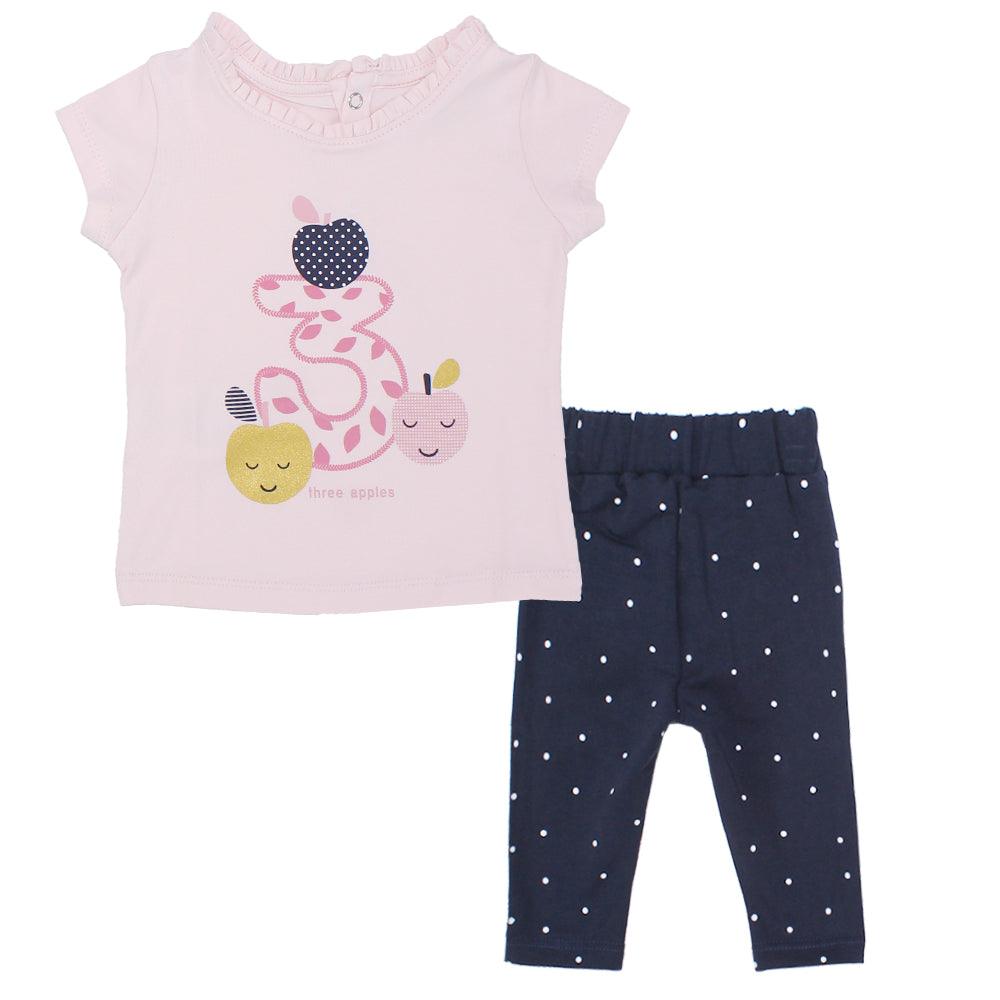 2-Piece Sleepy Apples Outfit Set - Ourkids - Sharo