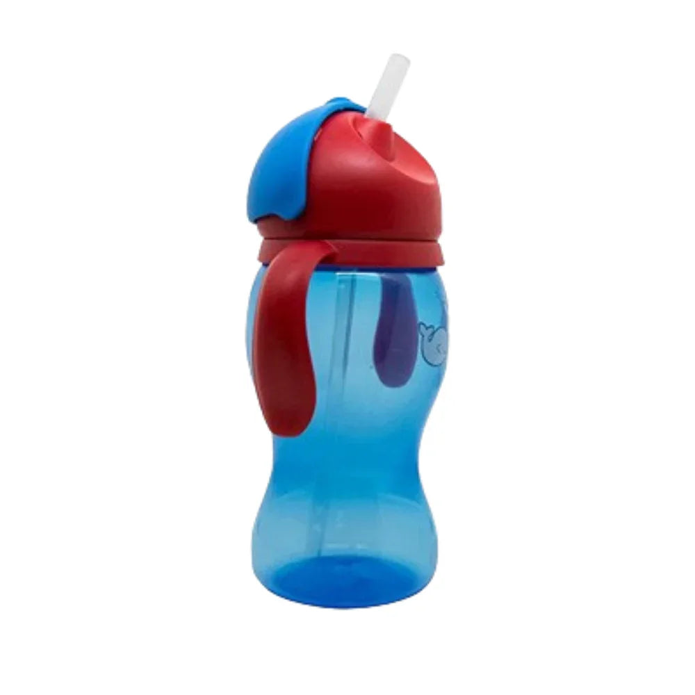 True Gold Training Cup with Silicone Straw – 300ml Blue