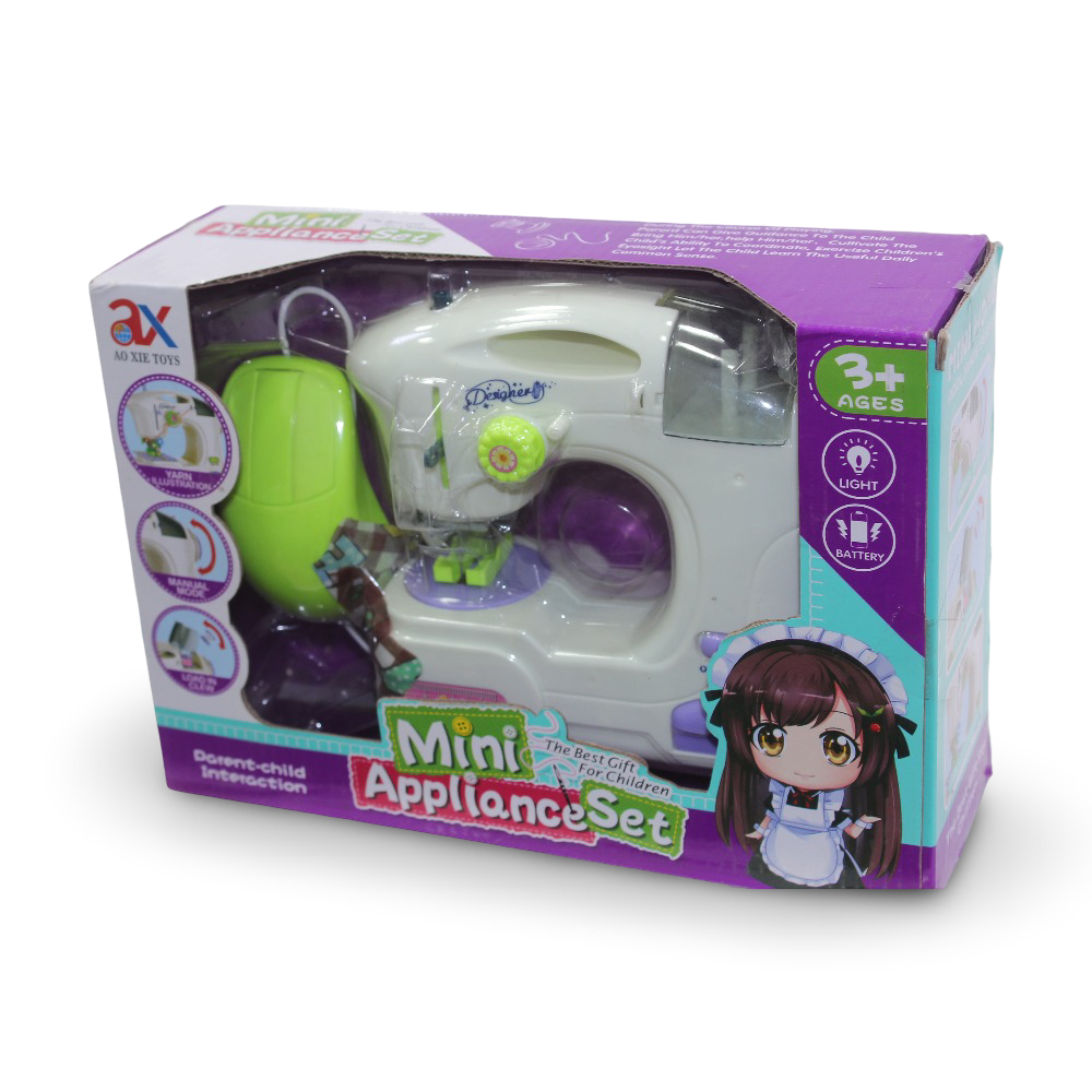 Mini Appliance Set Sewing Machine Toy – Pretend Play Sewing Set - Toys - OKO