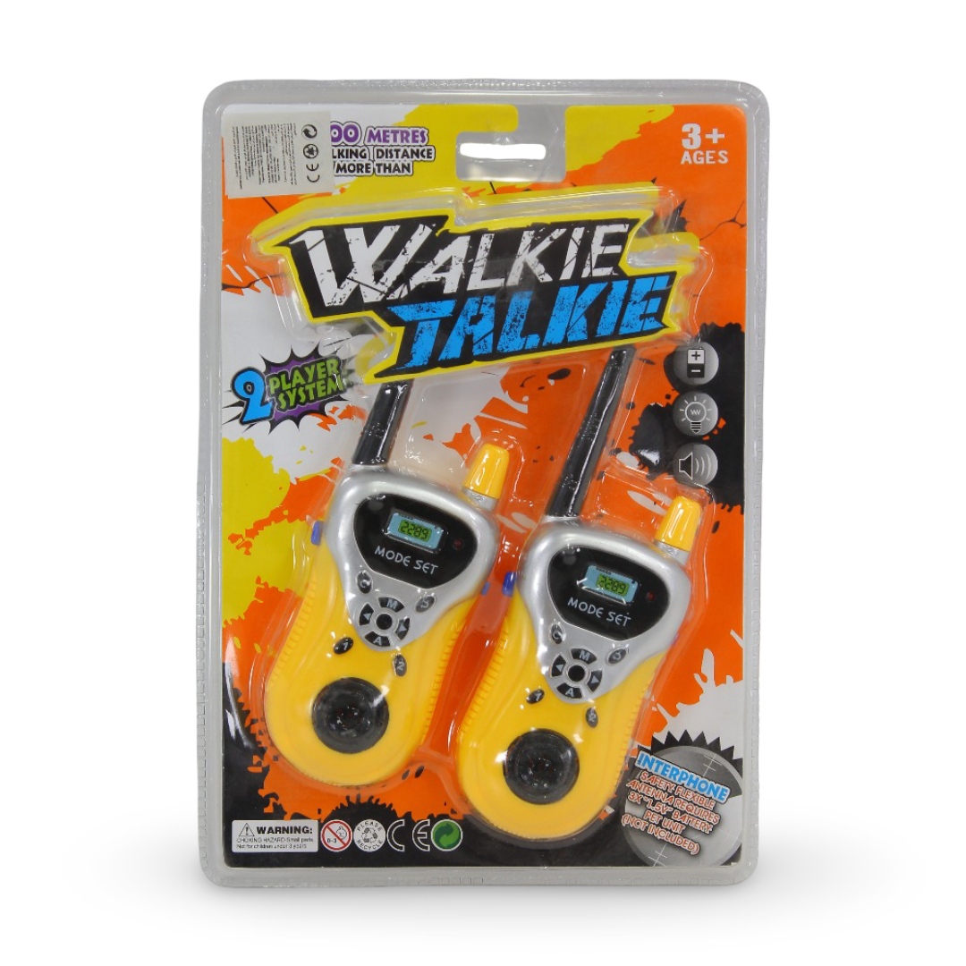 Yellow Walkie-Talkie - 2 Player System - Toys - OKO