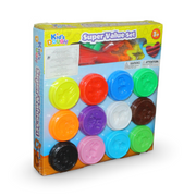 Kids Dough Modeling Clay Set – 12 Cups with Animal Shape Molds