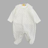 Cute Half-Collar Long-Sleeved Baby Footie