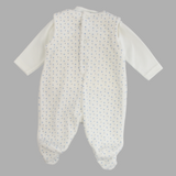 Cute Half-Collar Long-Sleeved Baby Footie