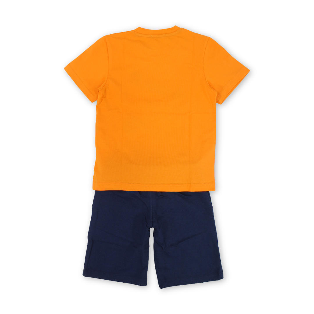 Boys Cotton Pajama – with "Skate Board" Print