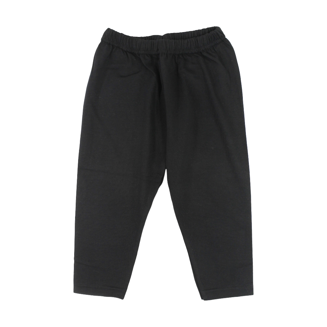 Girls Cotton Leggings Pantcourt – Black - Clothing - Bubble Boom