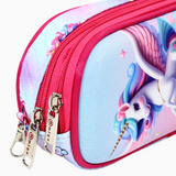 Unicorn Pencil Case - Light Blue