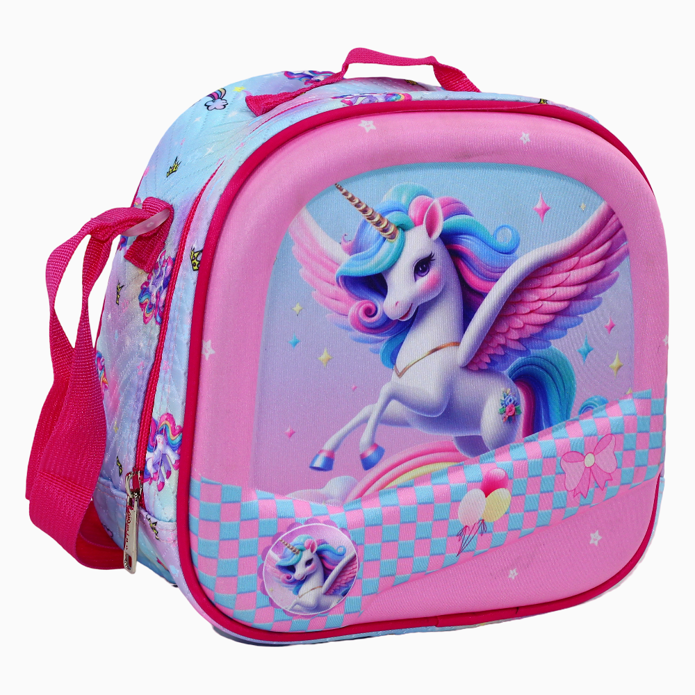 Unicorn Lunch Bag - Light Blue/Pink