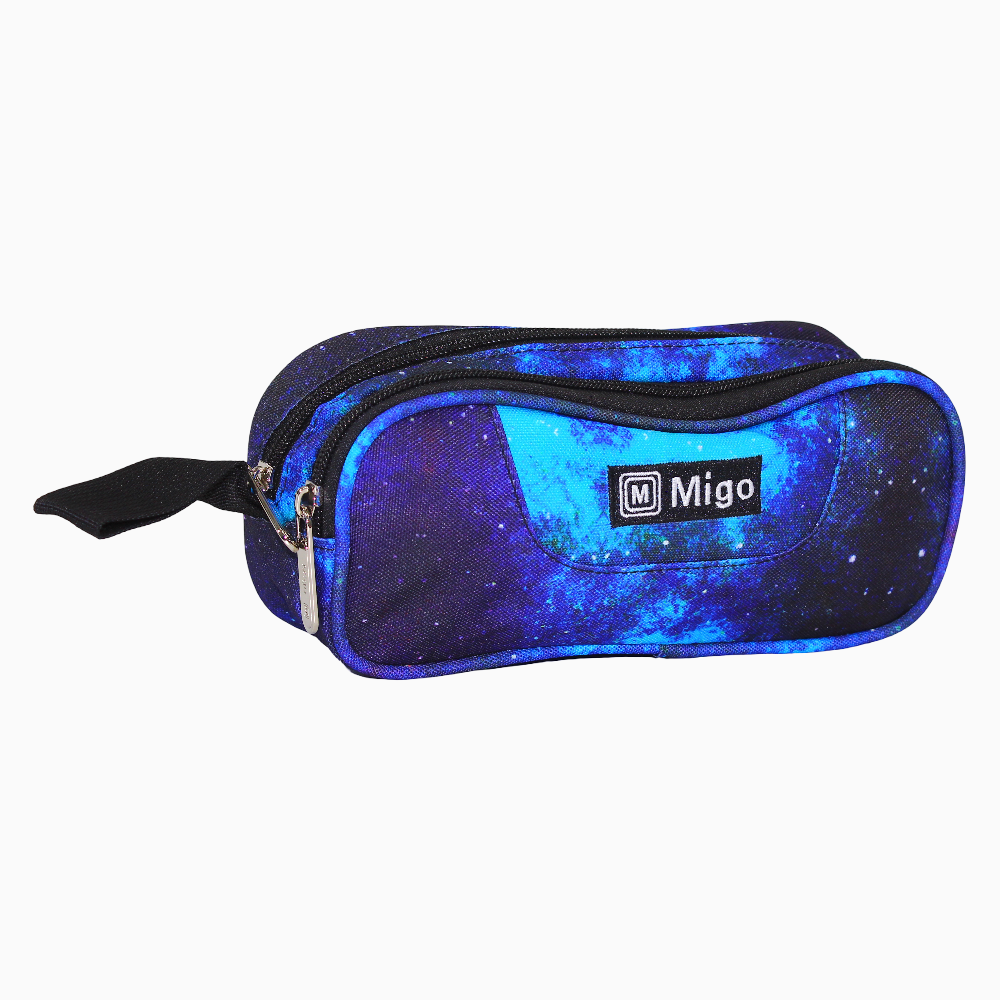Pencil Case – Galaxy Print Blue & Black
