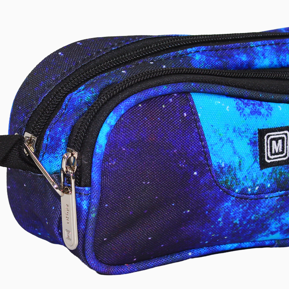 Pencil Case – Galaxy Print Blue & Black