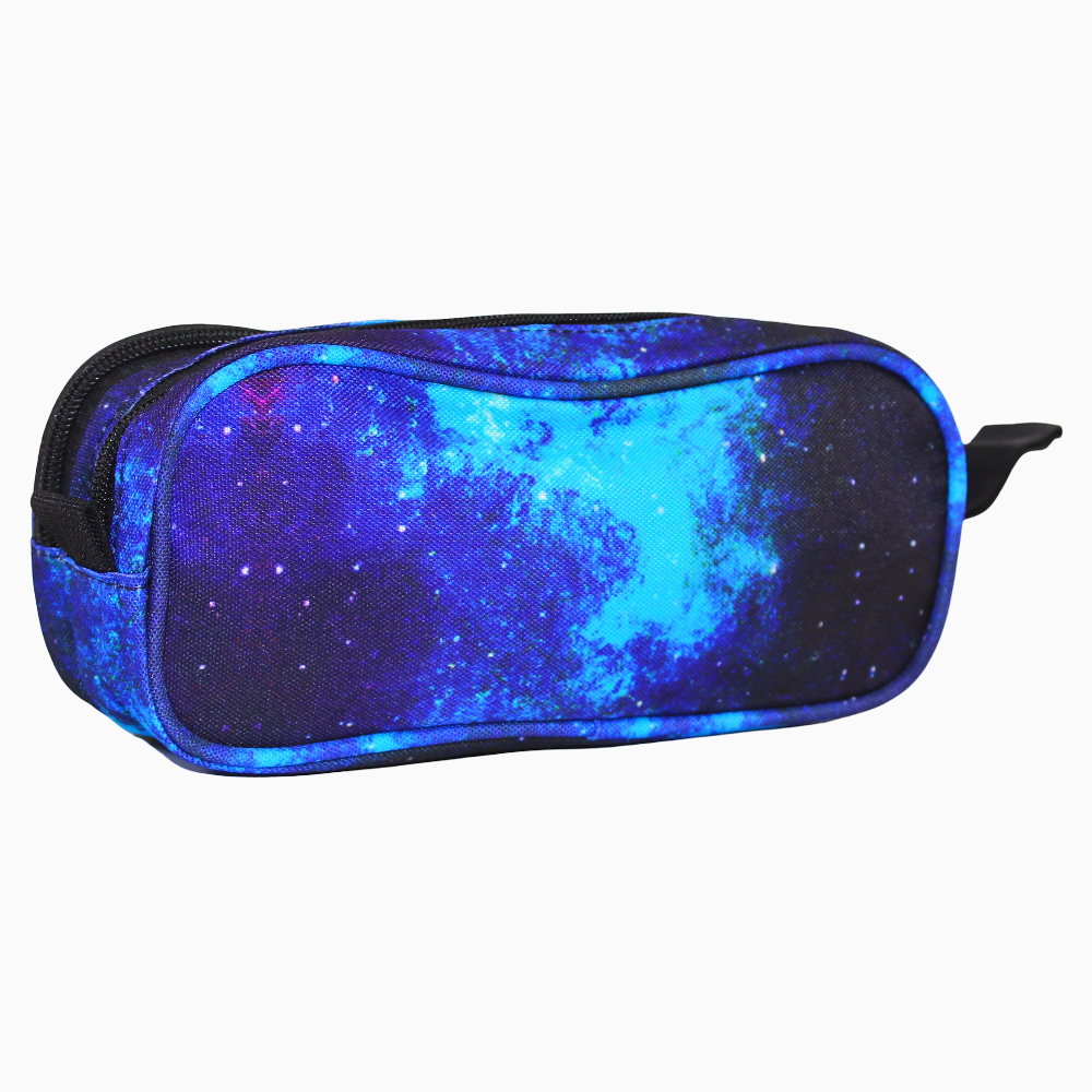 Pencil Case – Galaxy Print Blue & Black