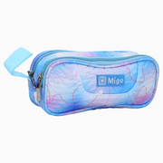 Fabric Mickey Mouse Pencil Case - Light Blue