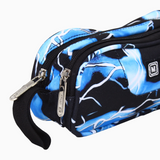 Fabric Pencil Case- Black & Blue
