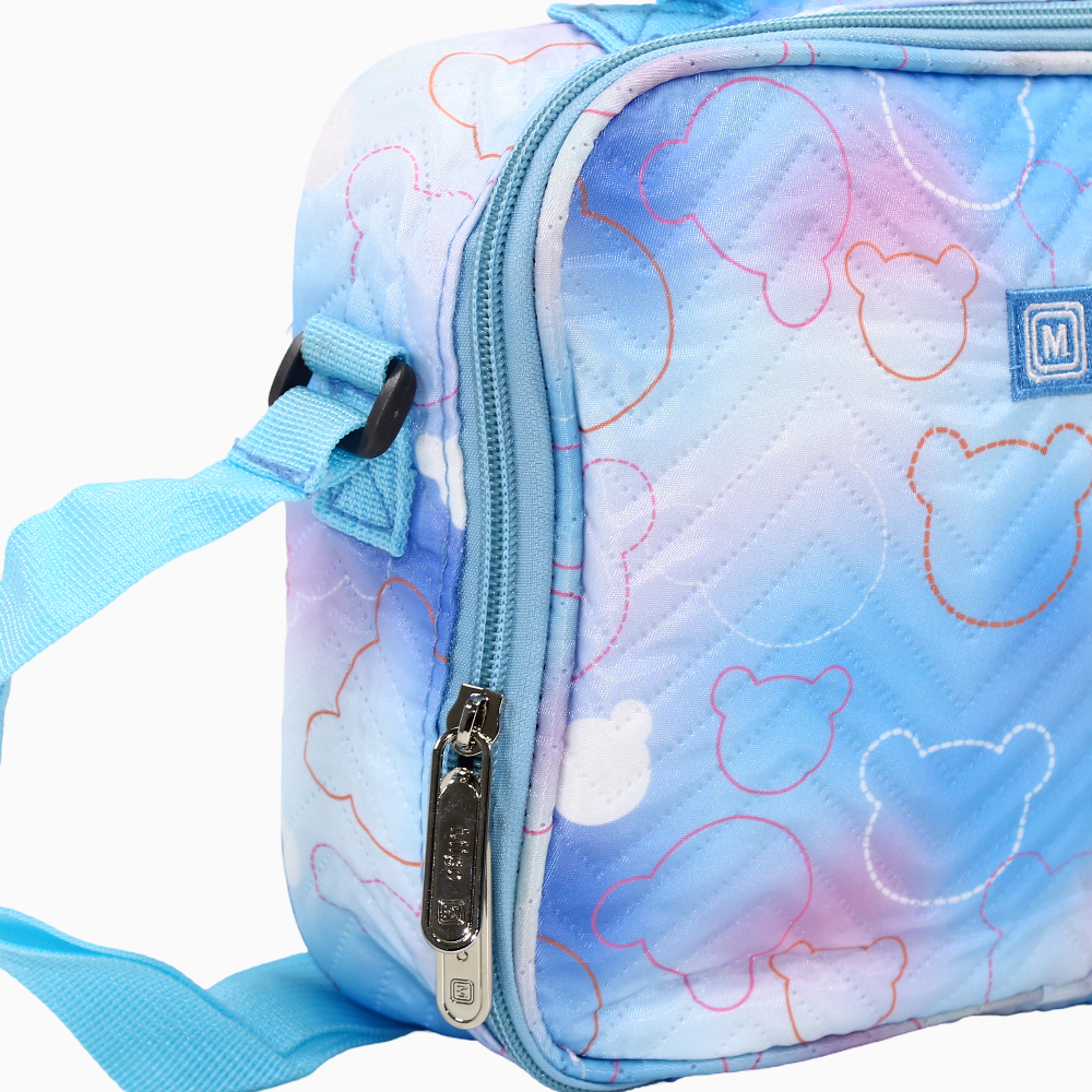 Fabric Mickey Mouse Lunch Bag - Light Blue