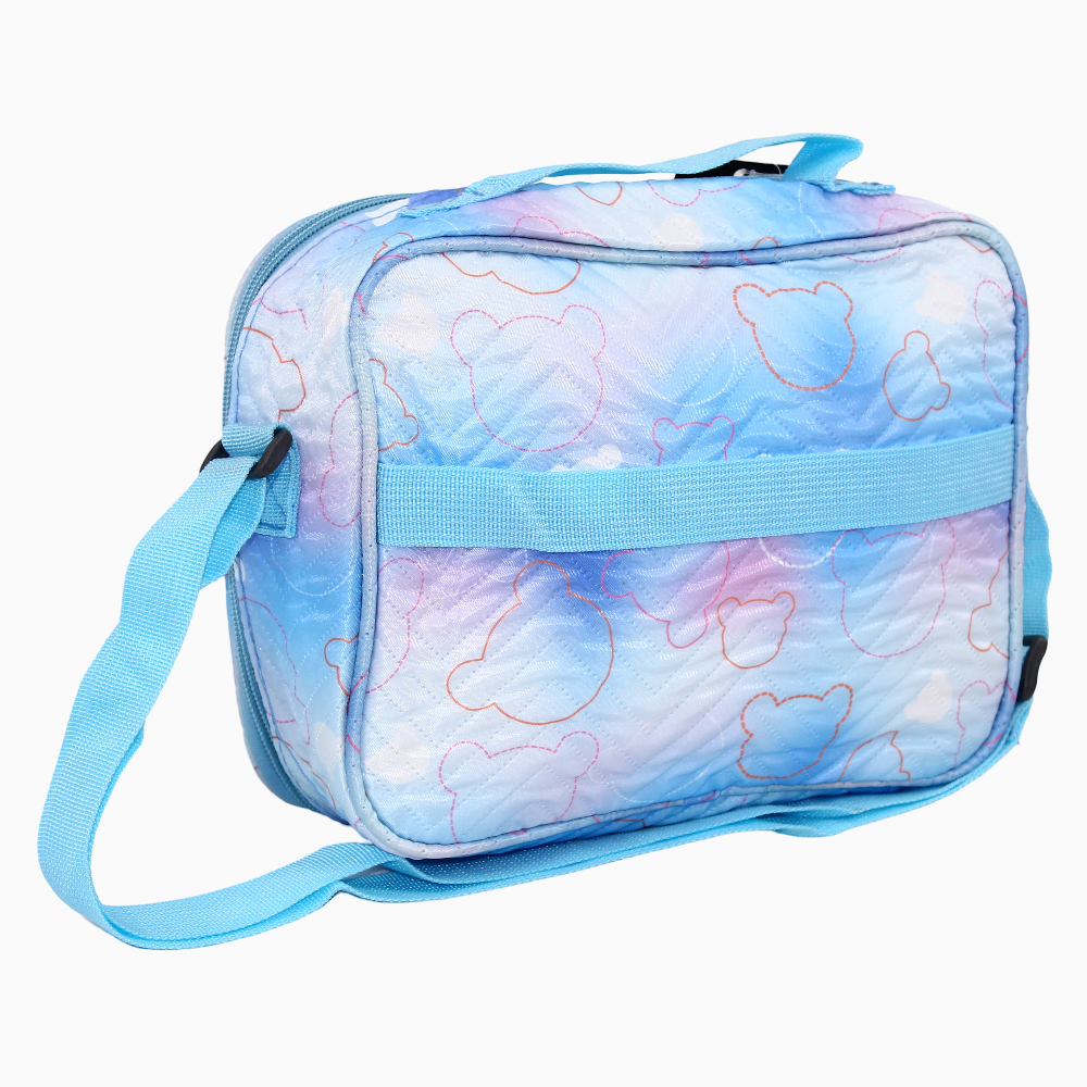 Fabric Mickey Mouse Lunch Bag - Light Blue