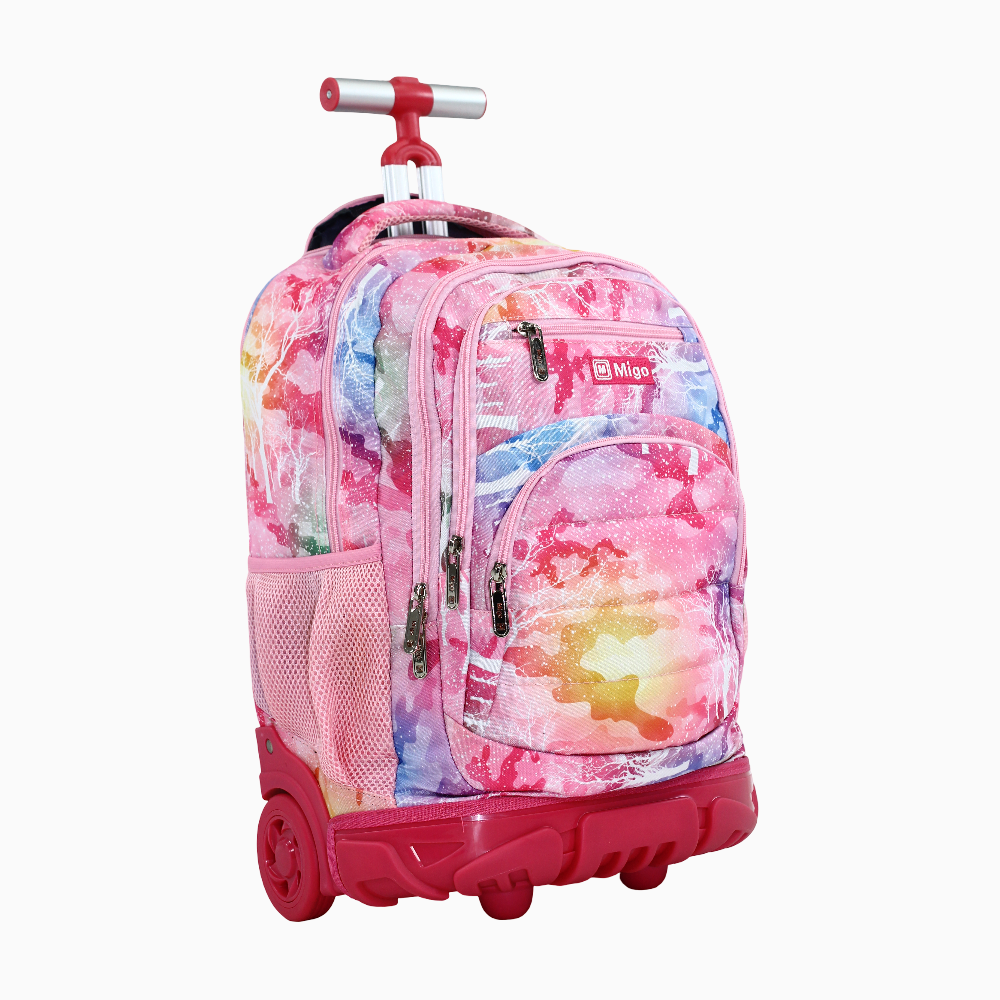Pinkish Trolley Bag - 18 Inches