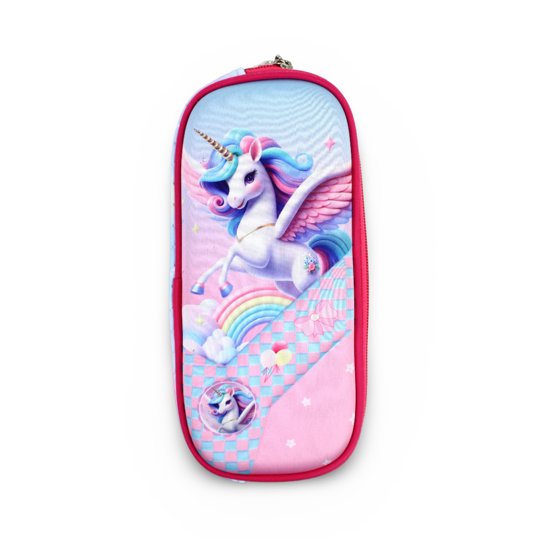 Migo Unicorn Pencil Case – Baby Blue - School