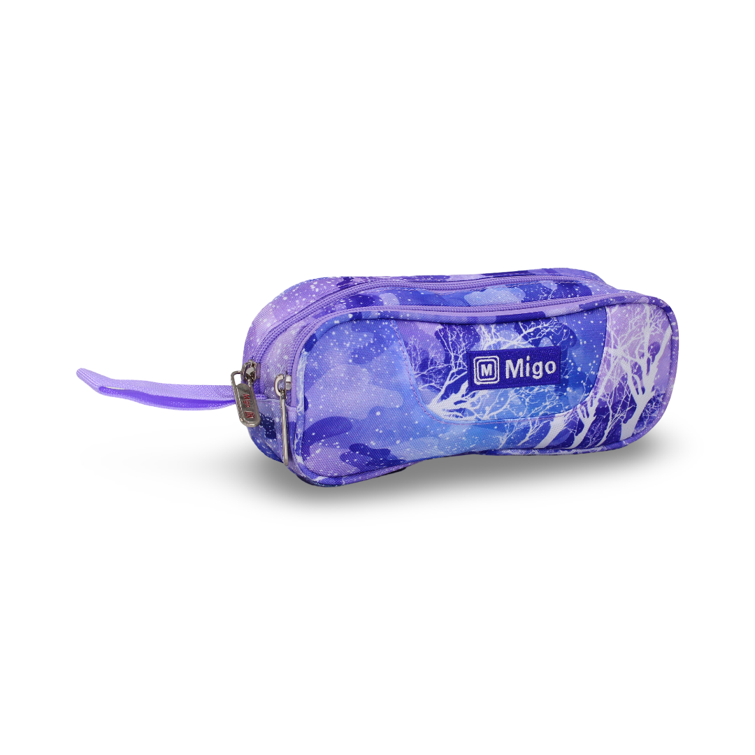 Migo Camouflaged Pencil Case – Purple