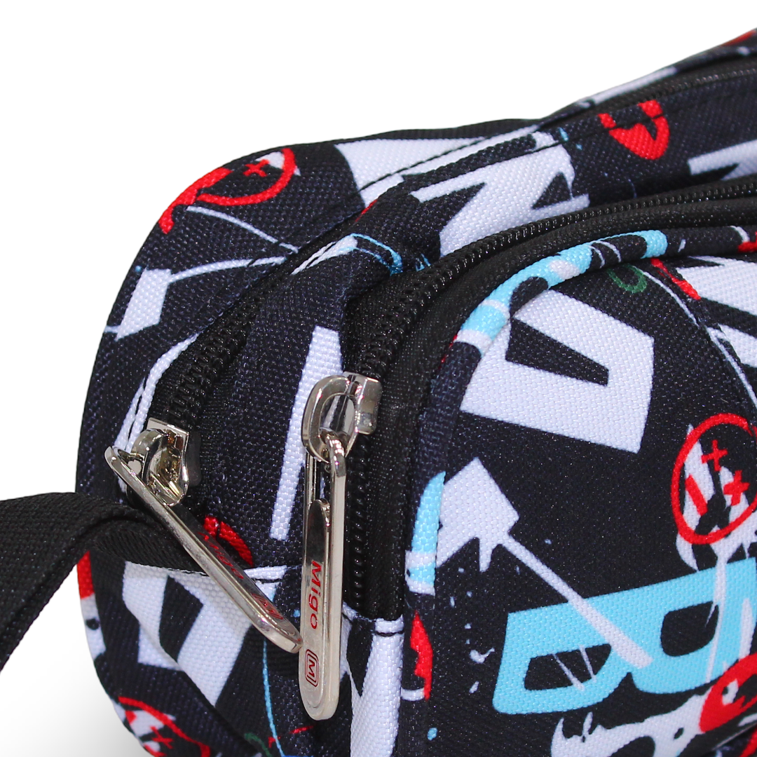 Migo Letters Pencil Case – Black