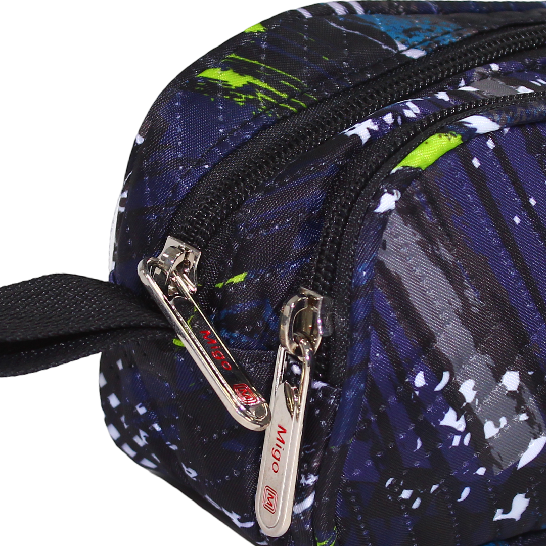 Migo Pencil Case – Green & Black