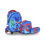 Migo PJ Masks School Set Trolley Bag 16 Inches – Blue