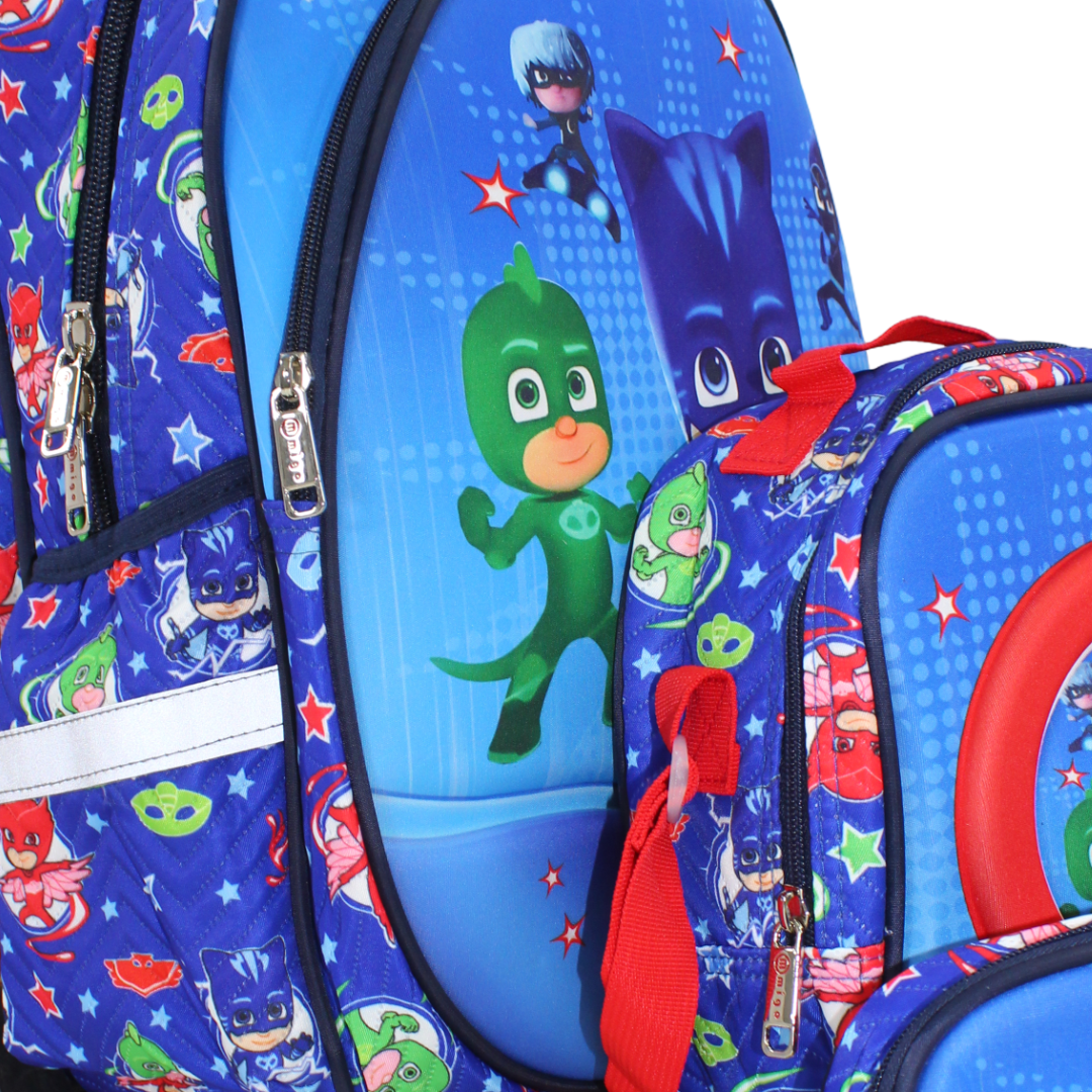Migo PJ Masks School Set Trolley Bag 16 Inches – Blue