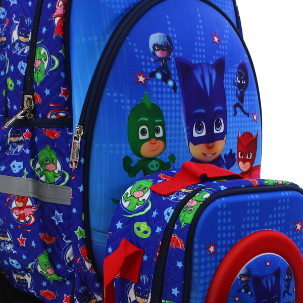 School Set PJ Masks Trolley Bag 18 Inches – Blue
