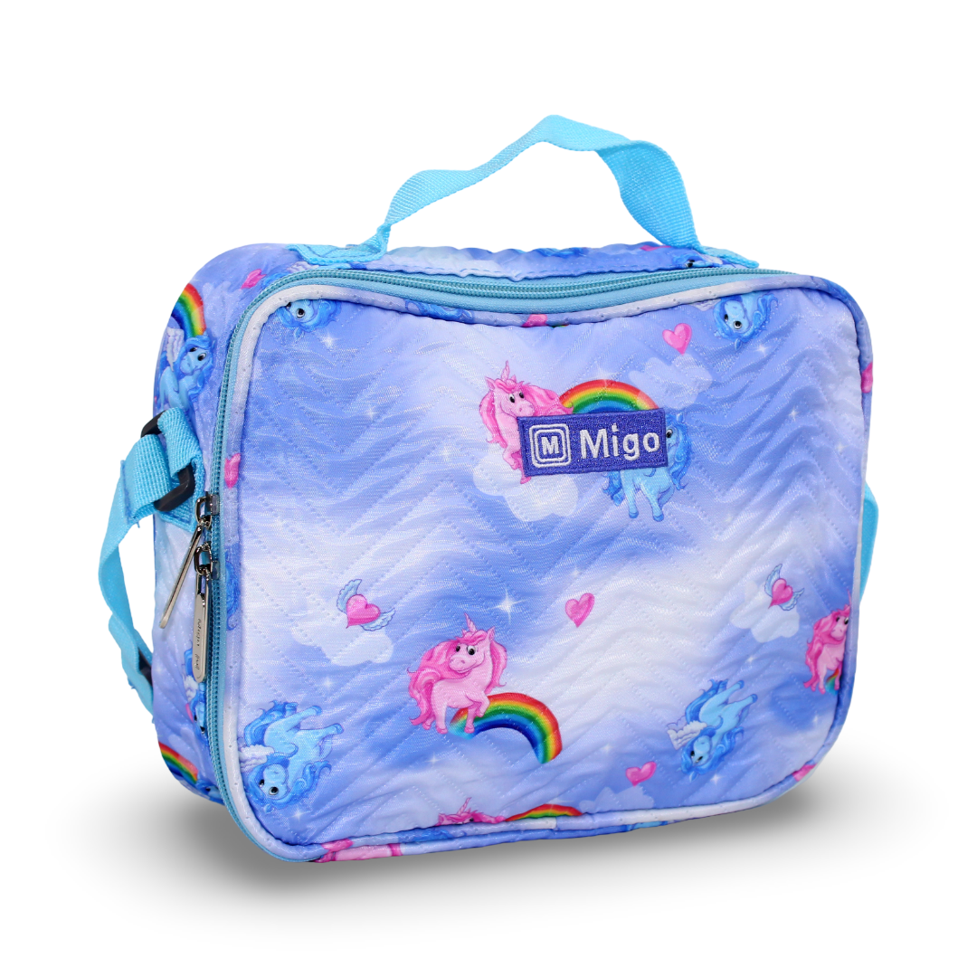 Migo Unicorn Lunch Bag – Baby Blue