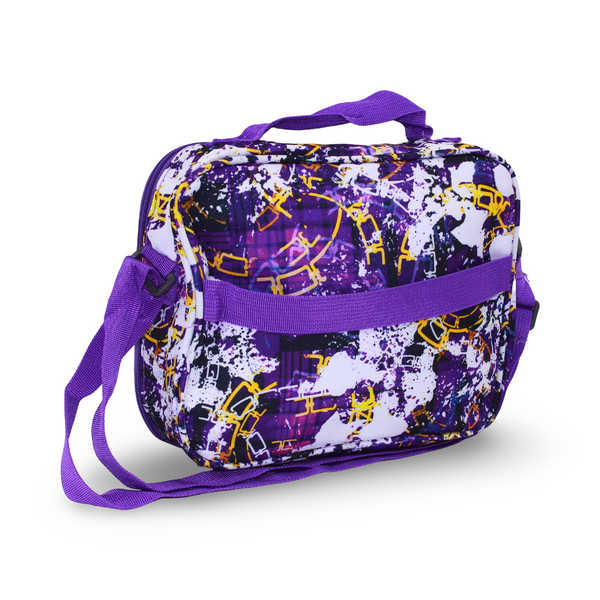 Migo Camouflaged Lunch Bag – Purple & Yellow