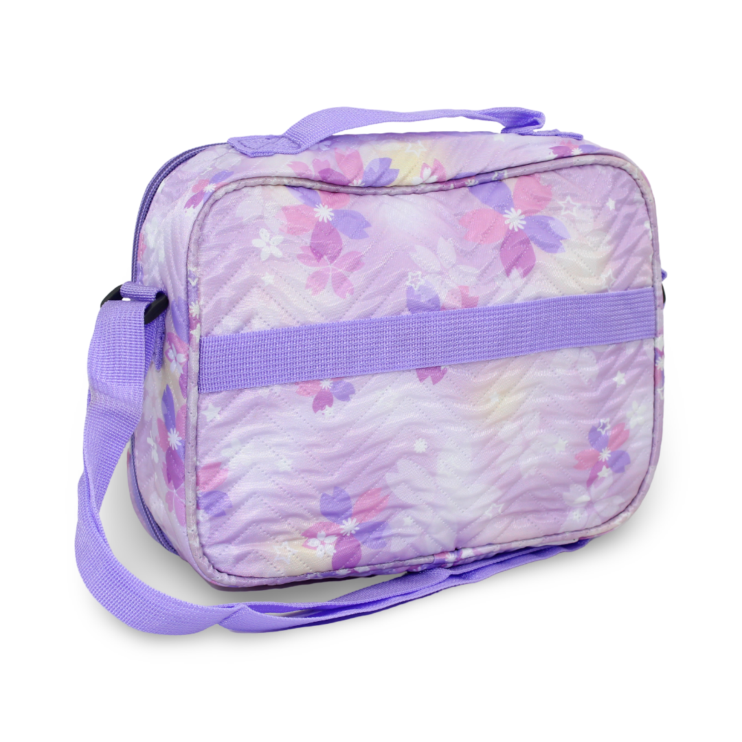 Migo Floral Lunch Bag – Purple