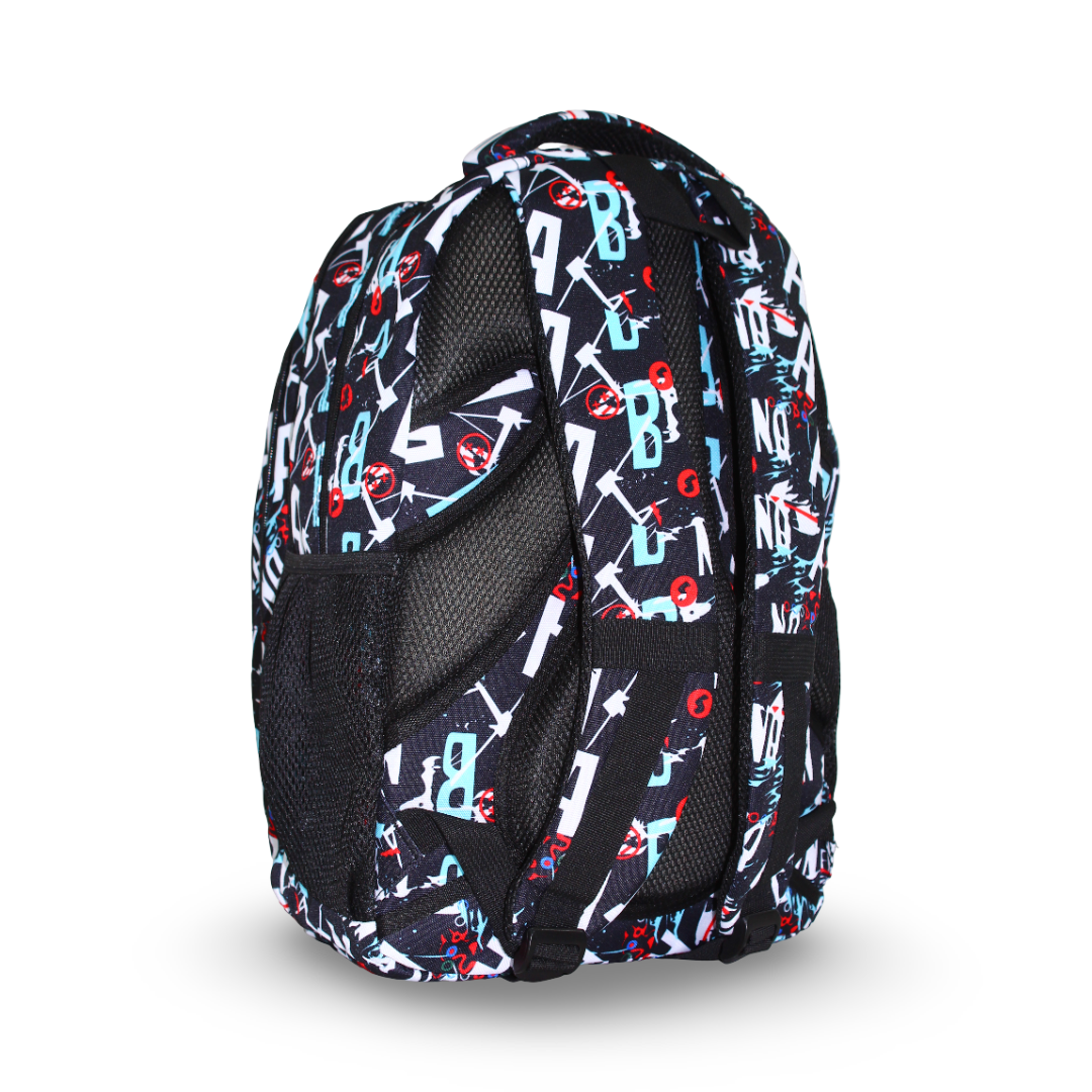 Migo Letters Backpack 18 Inches – Black