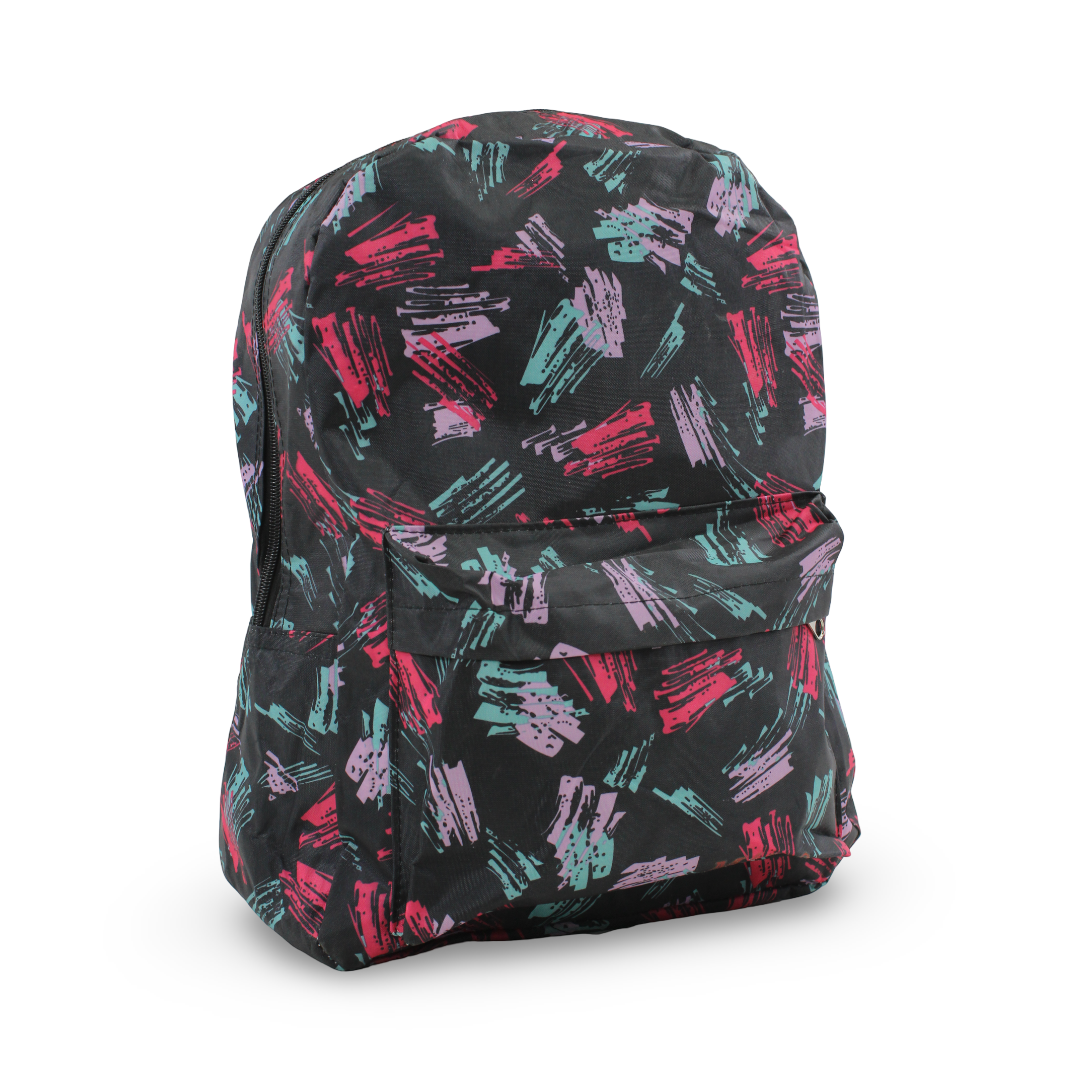 Migo Graffiti Style Backpack 16 Inches – Black