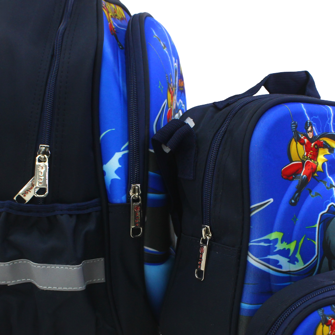 Migo School Set Batman Backpack 14 Inches – Navy