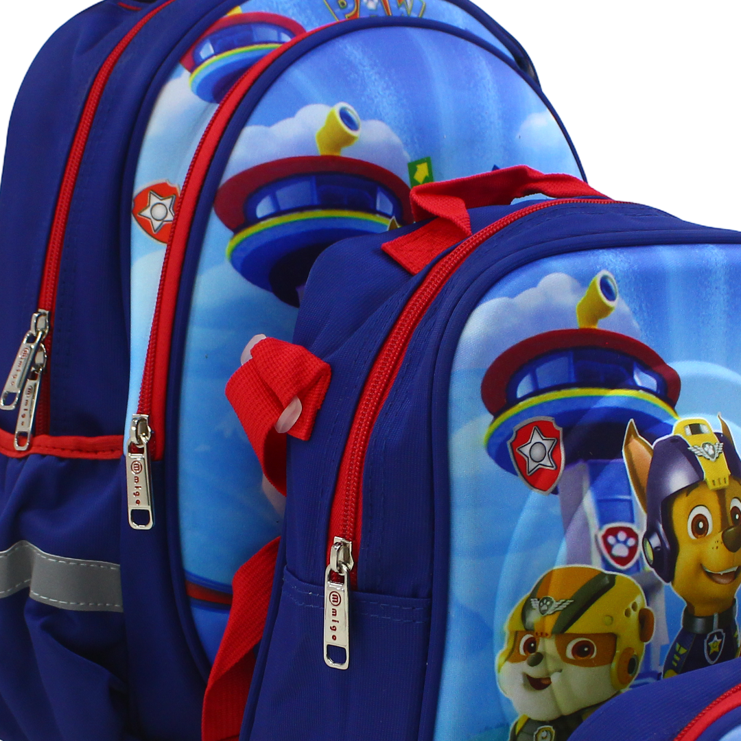 Migo School Set Paw Patrol Backpack 14 Inches – Blue