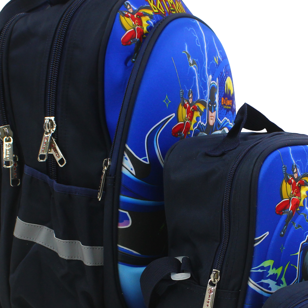 Migo School Set Batman Backpack 16 Inches – Navy