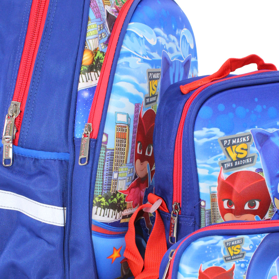 School Set PJ Masks Backpack 16 Inches – Blue