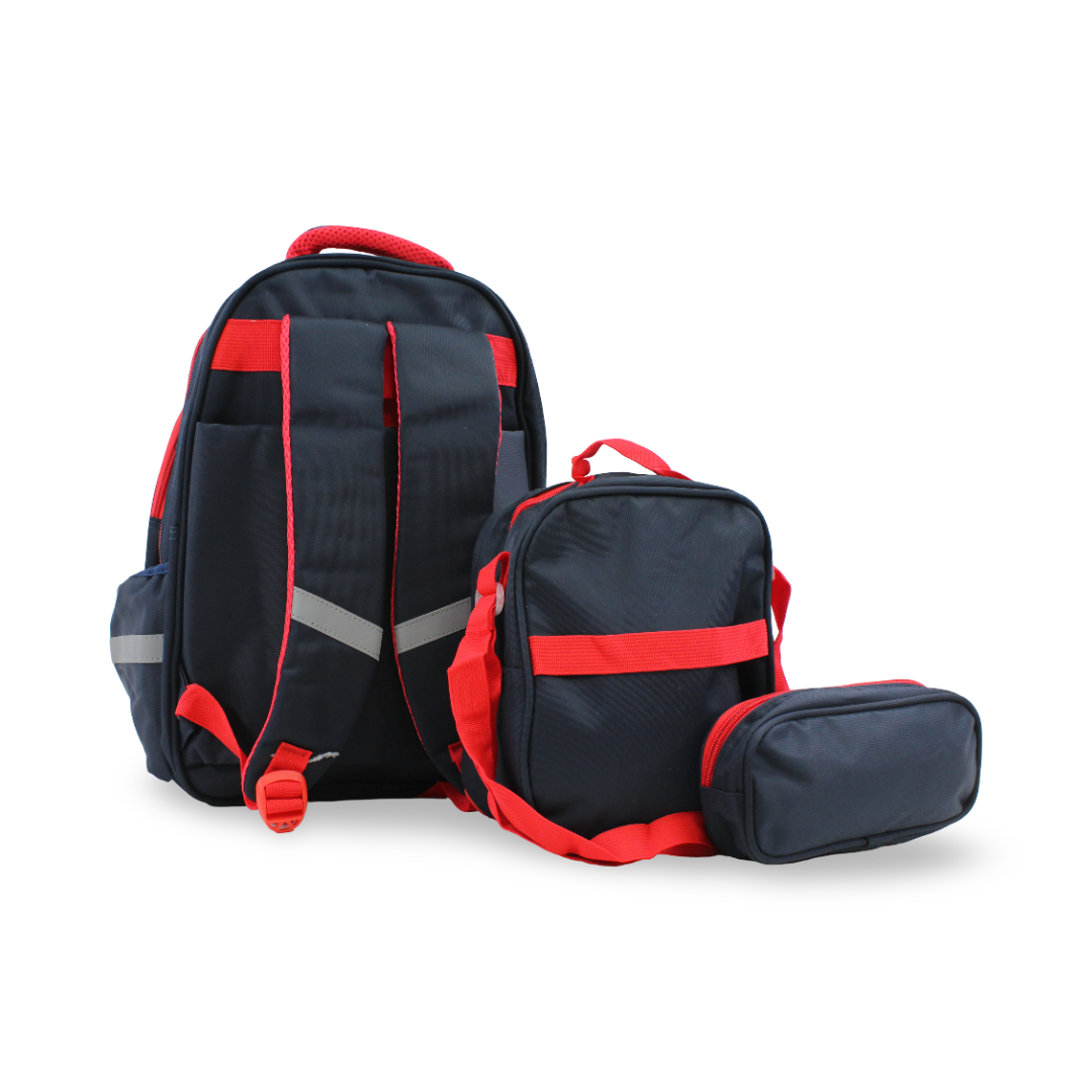 School Set Spider-Man Backpack 16 Inches – Navy