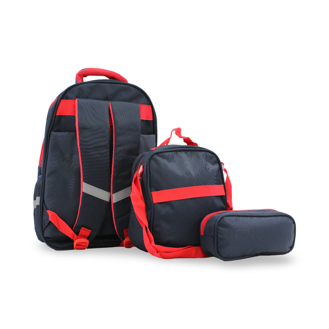School Set Spider-Man Backpack 16 Inches – Navy