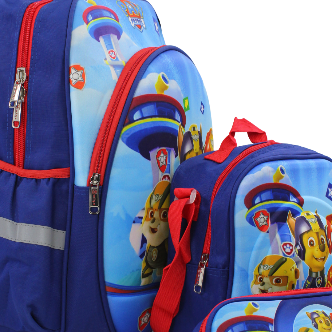 School Set Paw Patro Backpack 18 Inches – Blue