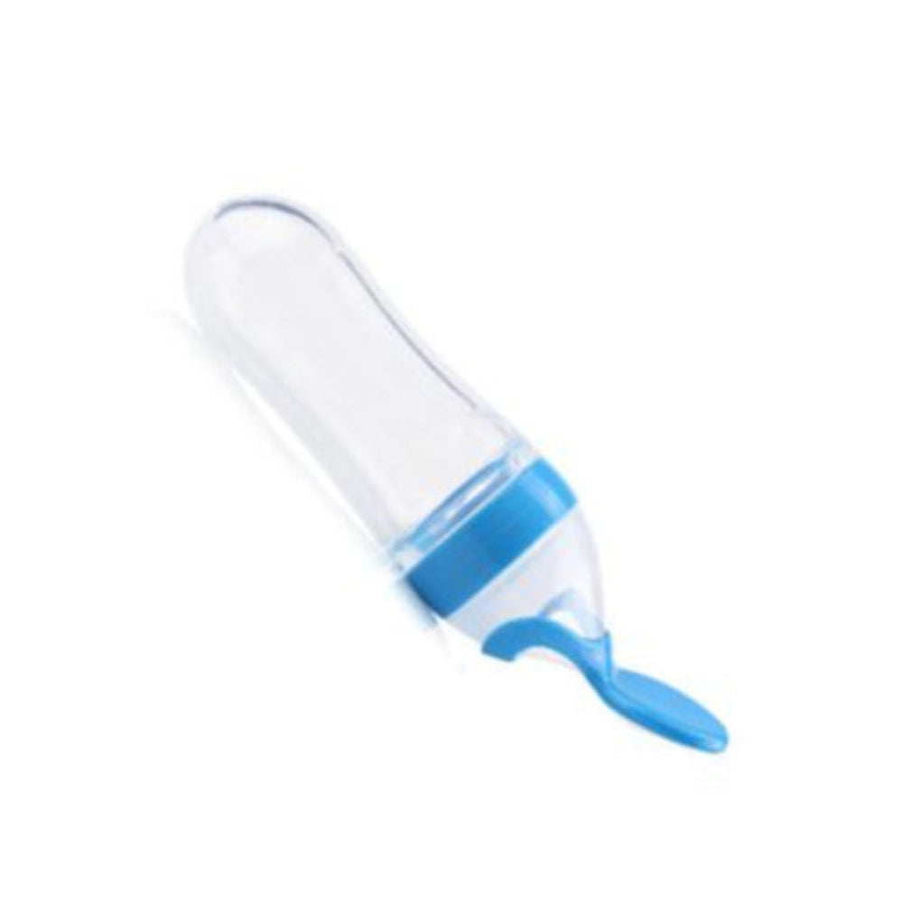 True Bottle with Silicone Spoon 125ml – Blue