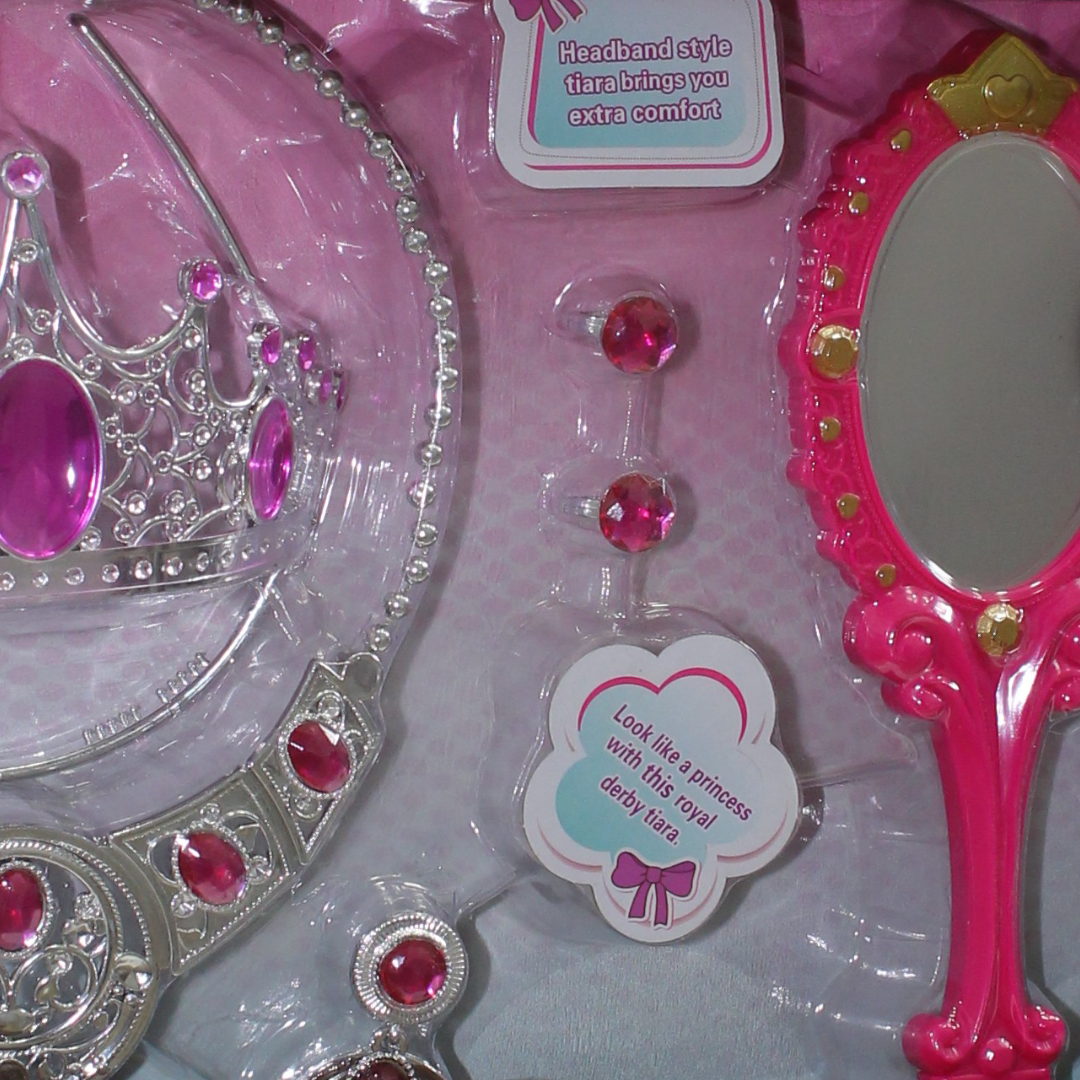 Children's Princess Dress-Up and Beauty Accessory Set