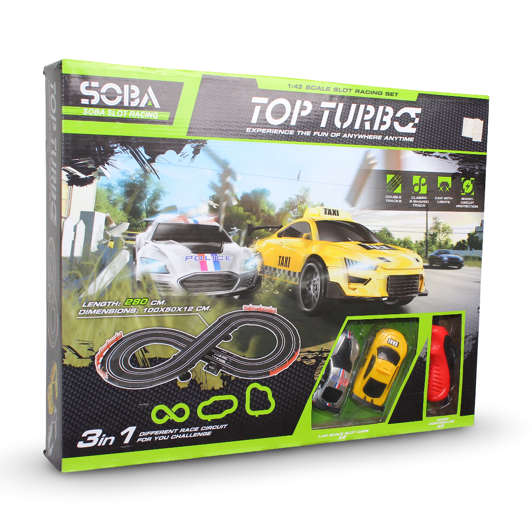 Soba Slot Racing Set (Top Turbo) 3in1