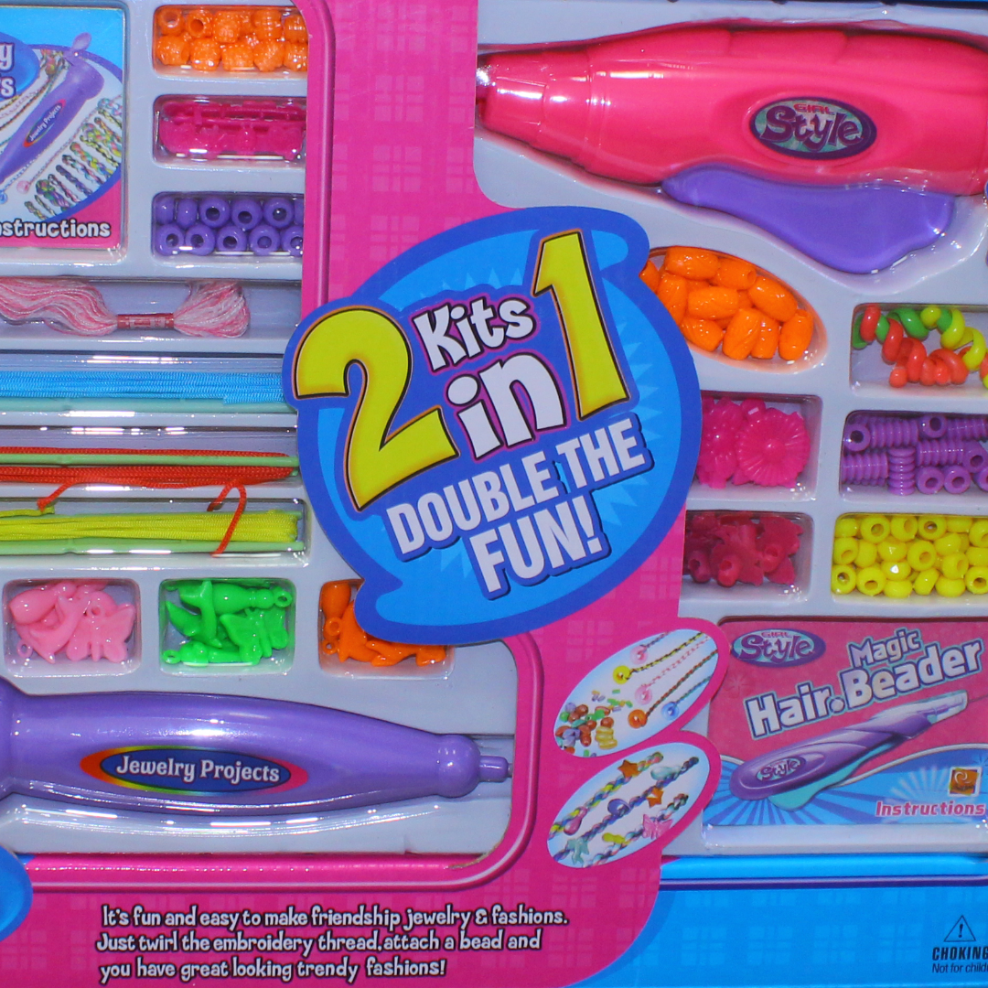 Fashions 2-in-1 Beading and Hair Accessories Kit