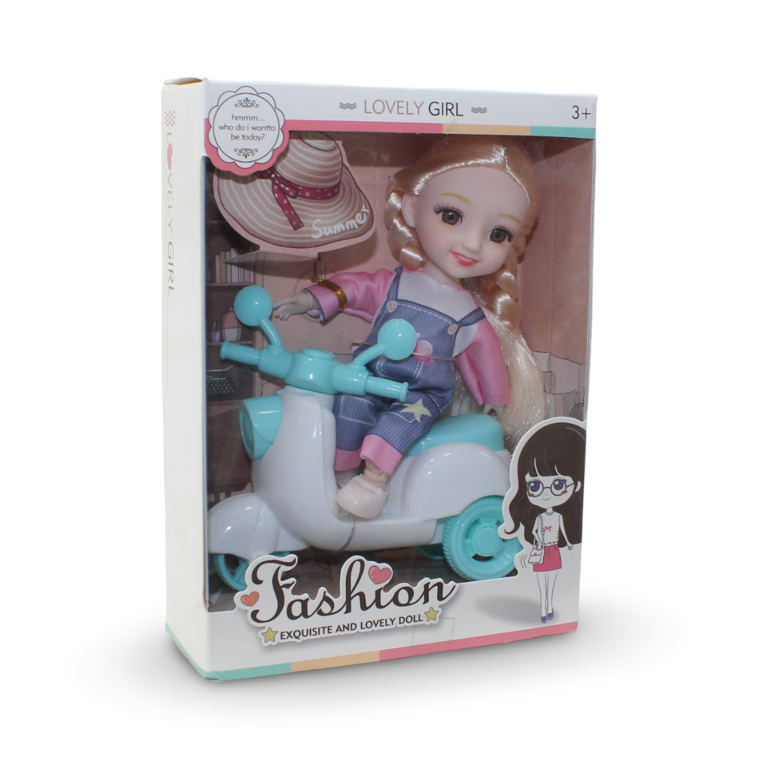 Fashion Doll and Scooter Playset