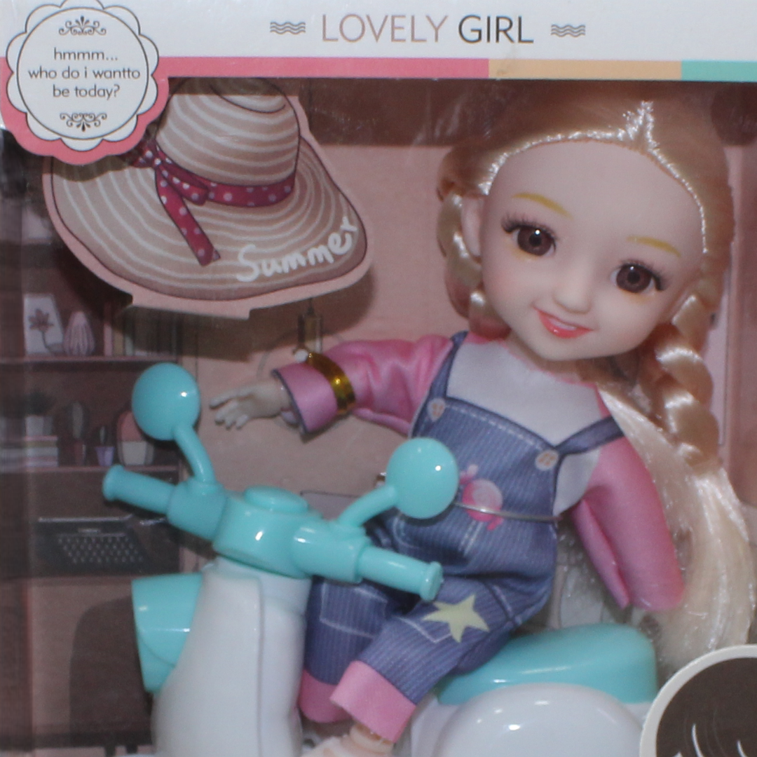 Fashion Doll and Scooter Playset