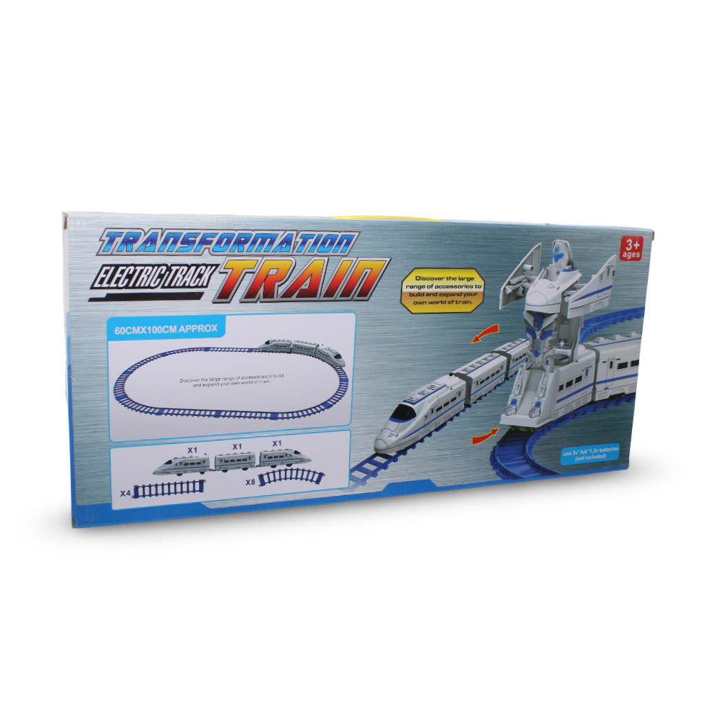Transformation Electric Track Train 2-in-1 Toy Set