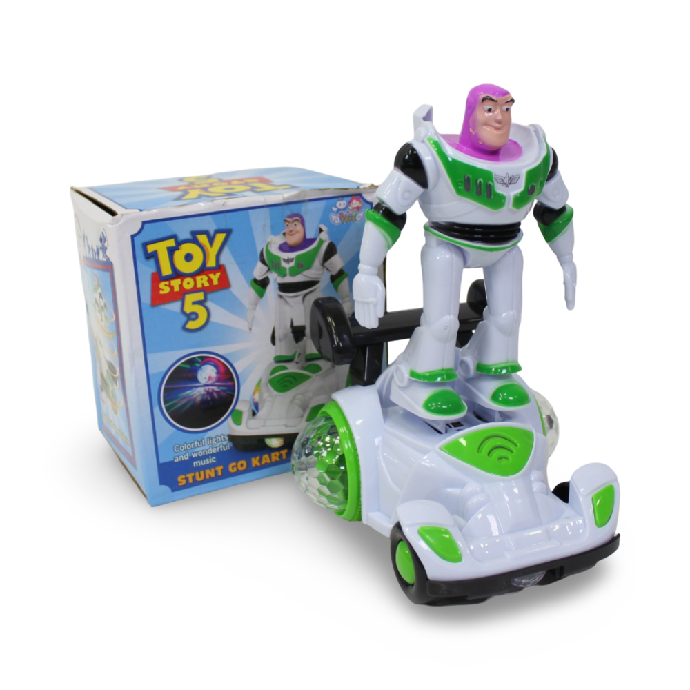 Buzz Lightyear Stunt Go Kart Musical Lantern Toy with Lights and Movement - Party - OKO