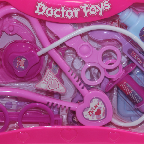 Children's Doctor Toy Set – Pink