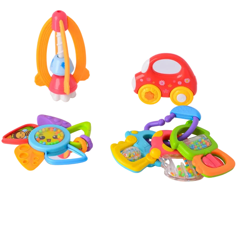 Baby Rattles Gift Set – 4 Pieces